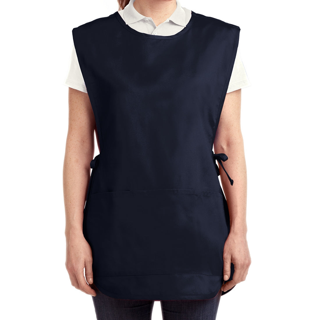 Easy Care Cobbler Apron with Stain Release - Navy