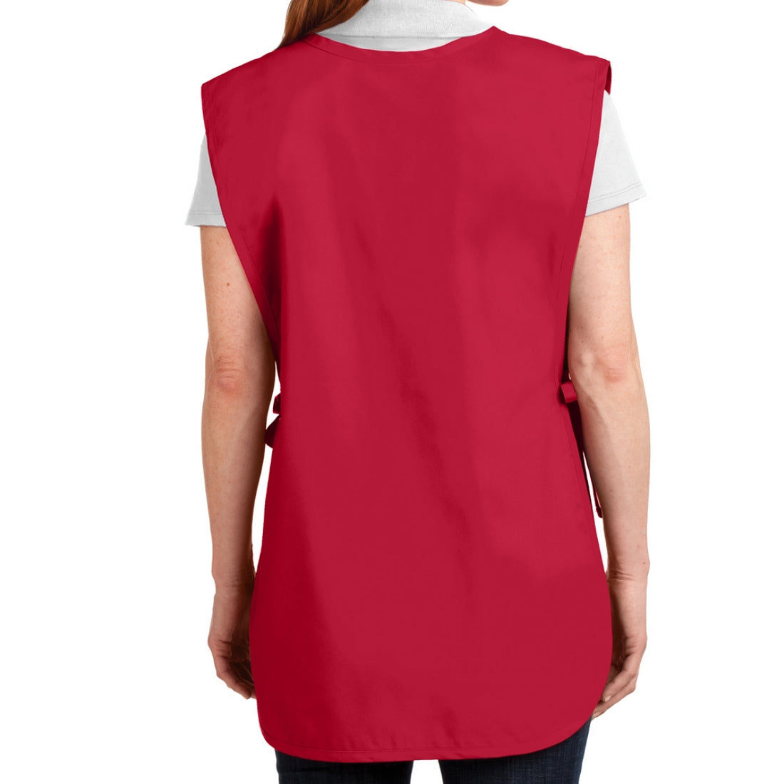 Easy Care Cobbler Apron with Stain Release - Red