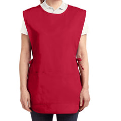 Easy Care Cobbler Apron with Stain Release - Red