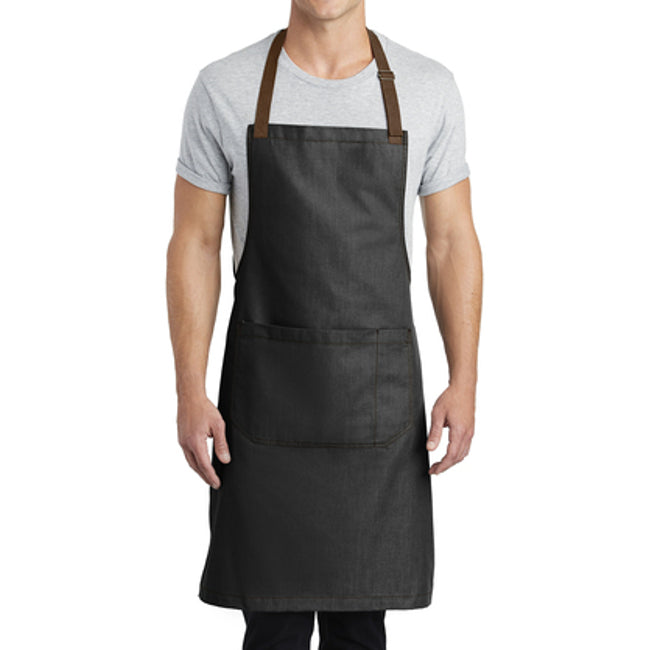 Market Wrinkle-Resistant Full-Length Bib Adjustable Apron