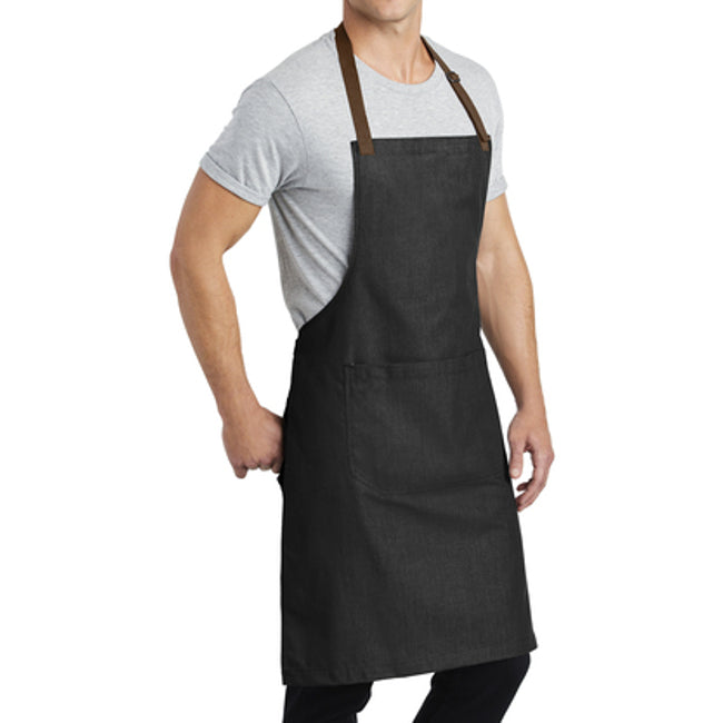 Market Wrinkle-Resistant Full-Length Bib Adjustable Apron
