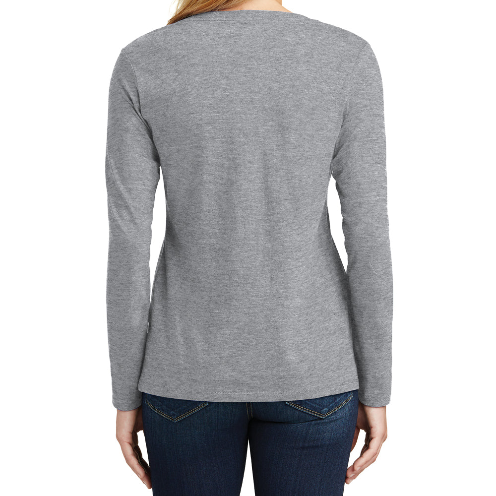 Women's Long Sleeve Fan Favorite V-Neck Tee