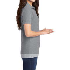 Women's Classic Short Sleeve Core Blend Pique Polo T-shirt