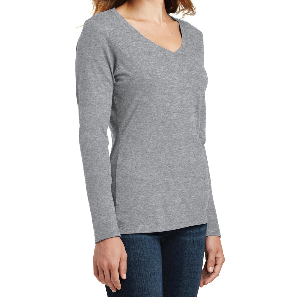 Women's Long Sleeve Fan Favorite V-Neck Tee
