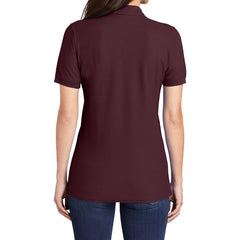Women's Classic Short Sleeve Core Blend Pique Polo T-shirt