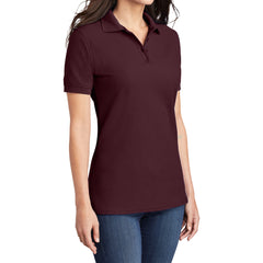 Women's Classic Short Sleeve Core Blend Pique Polo T-shirt