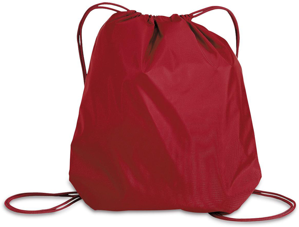 Cinch Pack Drawstring Backpack- Red