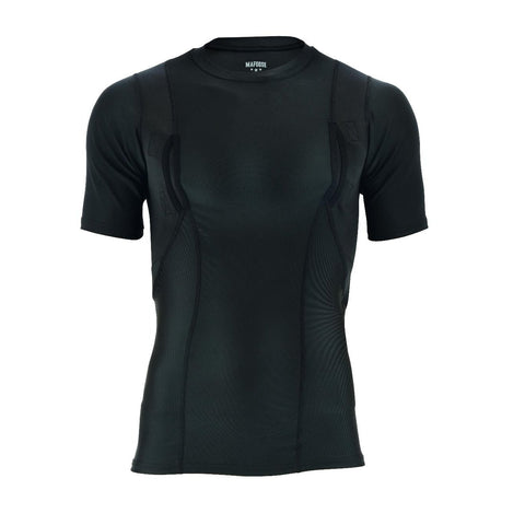 Mafoose Men's Short Sleeve Concealed Carry Gun Holster Shirt Sizes Medium to 4XL