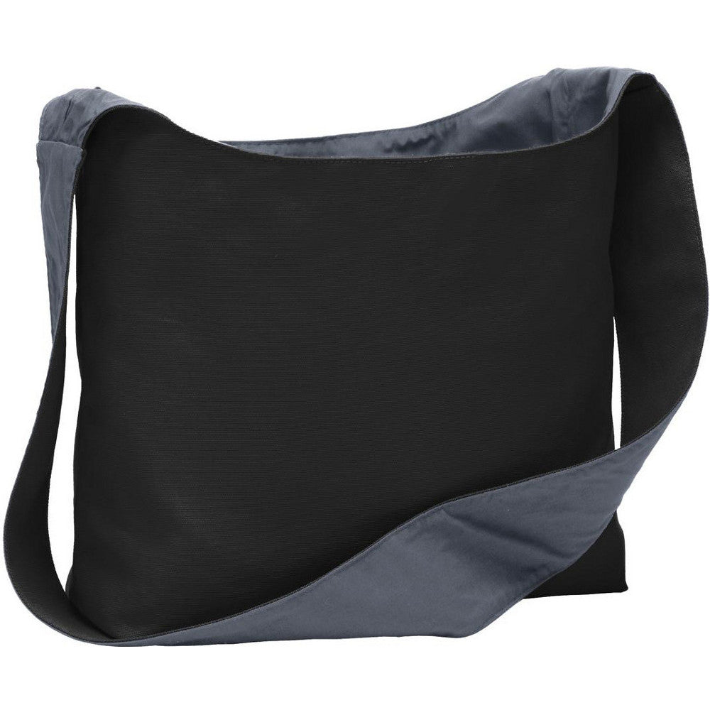 Cotton Canvas Sling Bag Reversible Design with Single Shoulder Strap