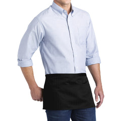 Men's Versatile Three-Pocket Waitstaff Durable Apron