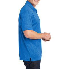 Men's Short Sleeve Moisture-Wicking Heather Contender Polo T-shirt