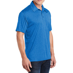 Men's Short Sleeve Moisture-Wicking Heather Contender Polo T-shirt