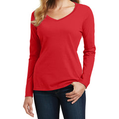 Women's Long Sleeve Fan Favorite V-Neck Tee