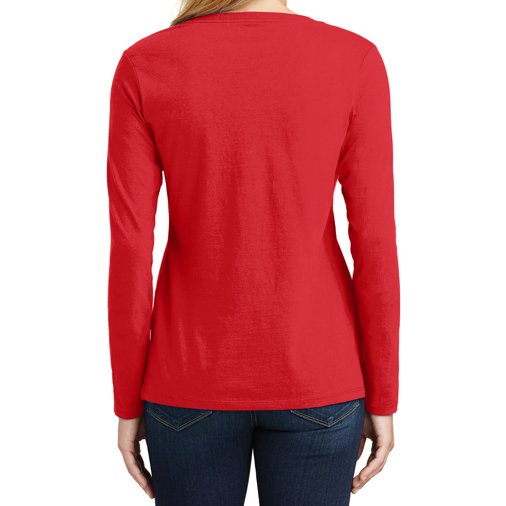 Women's Long Sleeve Fan Favorite V-Neck Tee