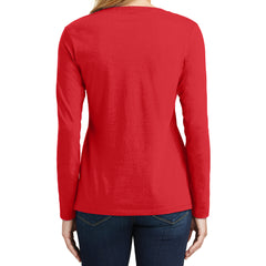 Women's Long Sleeve Fan Favorite V-Neck Tee