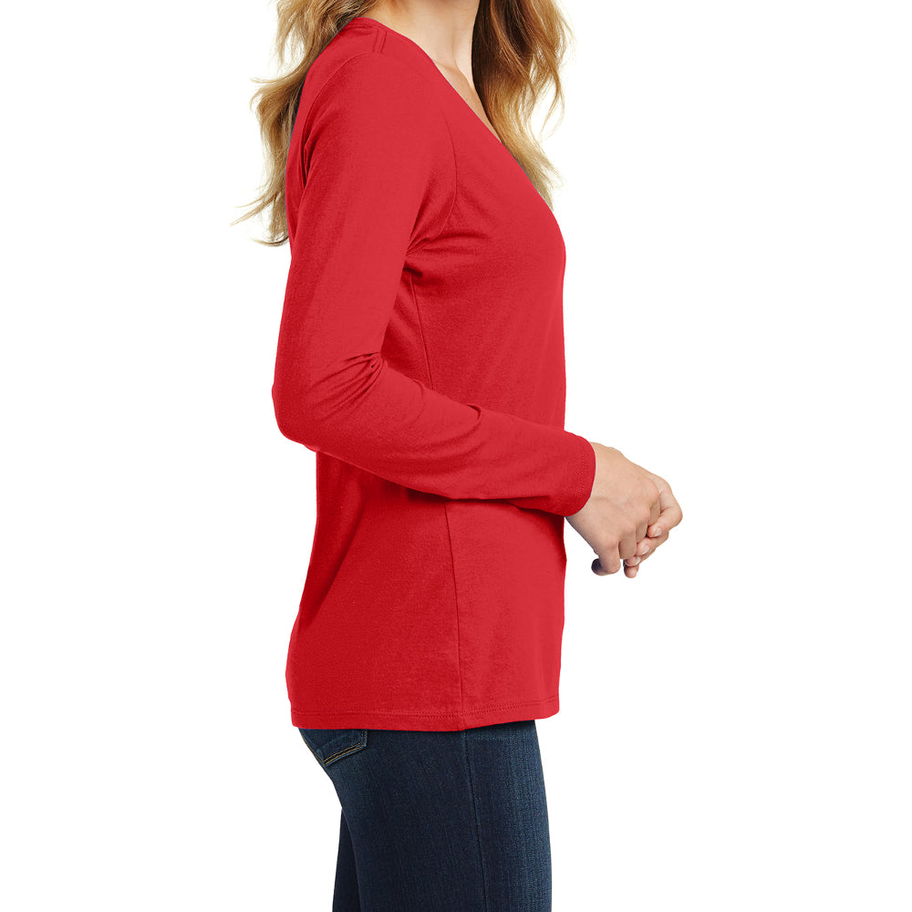 Women's Long Sleeve Fan Favorite V-Neck Tee