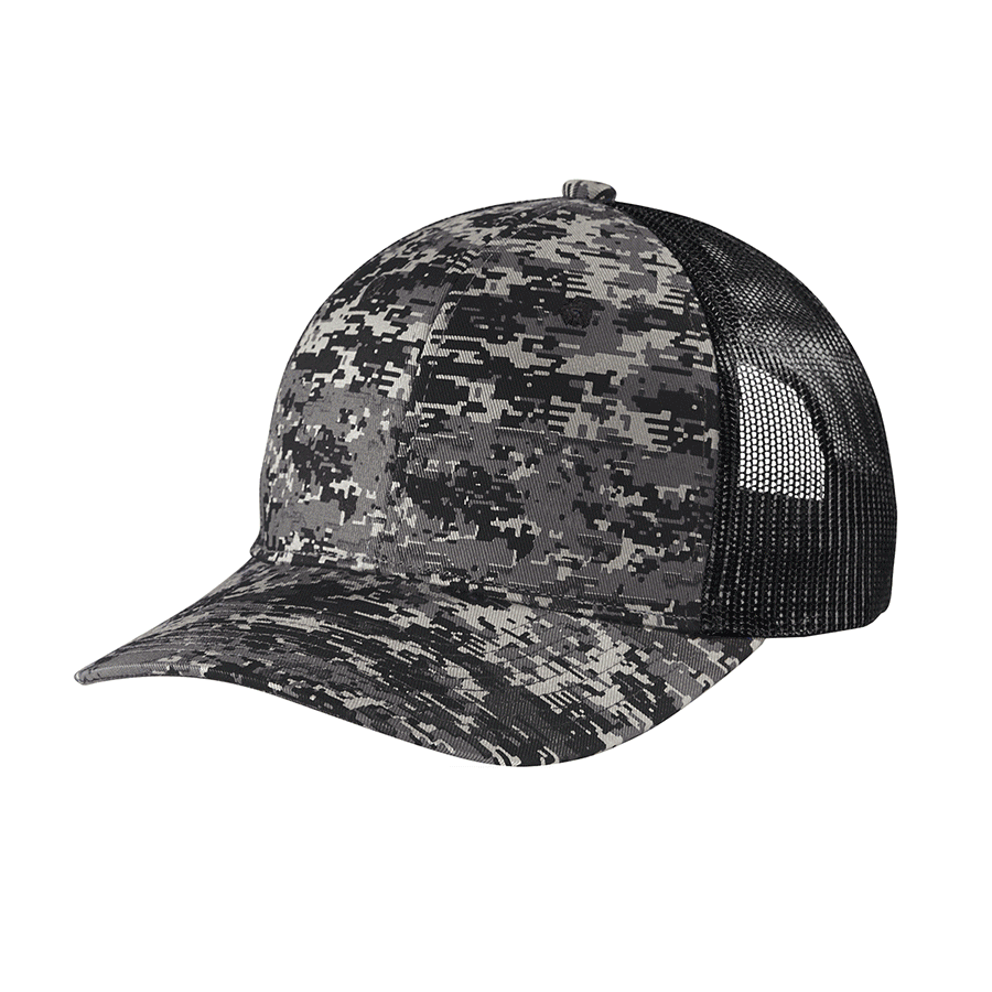 Men's Digi Camo Snapback Trucker Cap