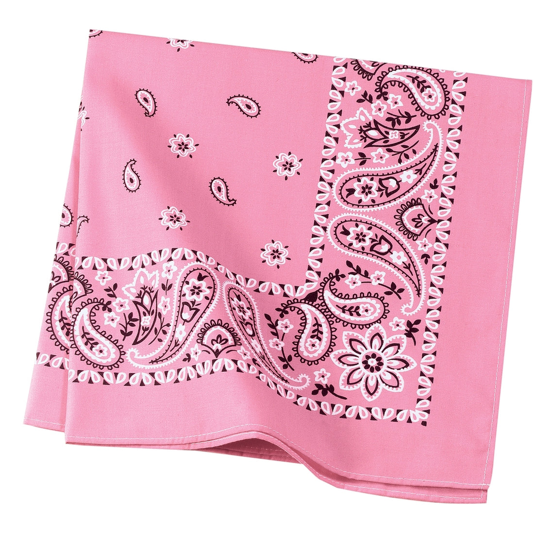 Bandana - Bright Pink Paisley