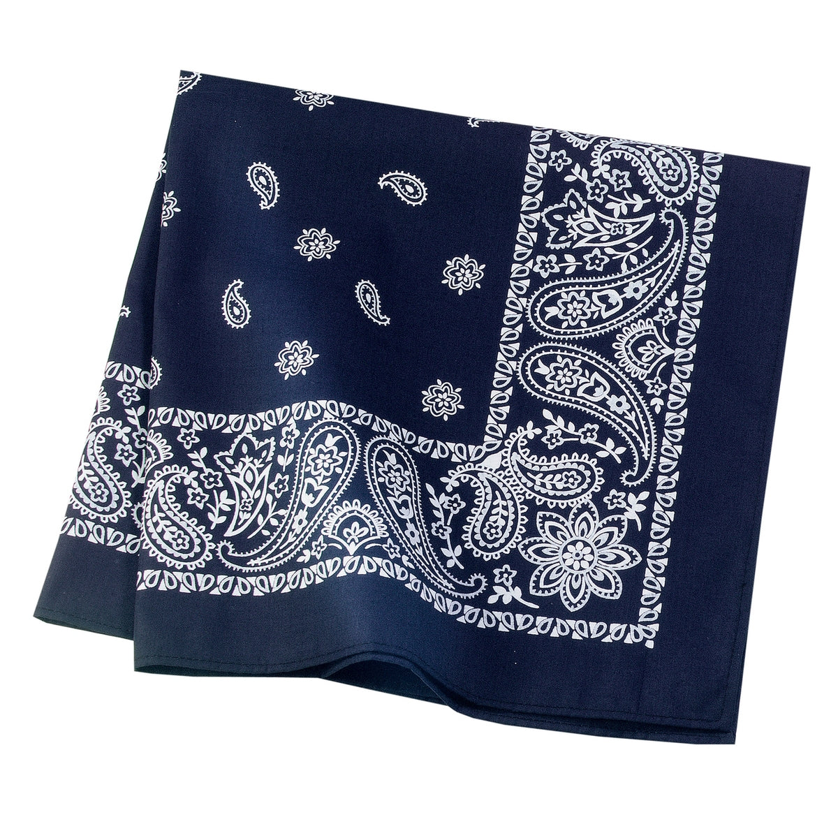 Bandana - Navy Paisley