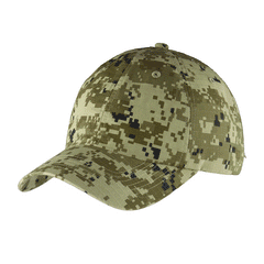 Digital Pattern Ripstop Camouflage Camo Look Cap