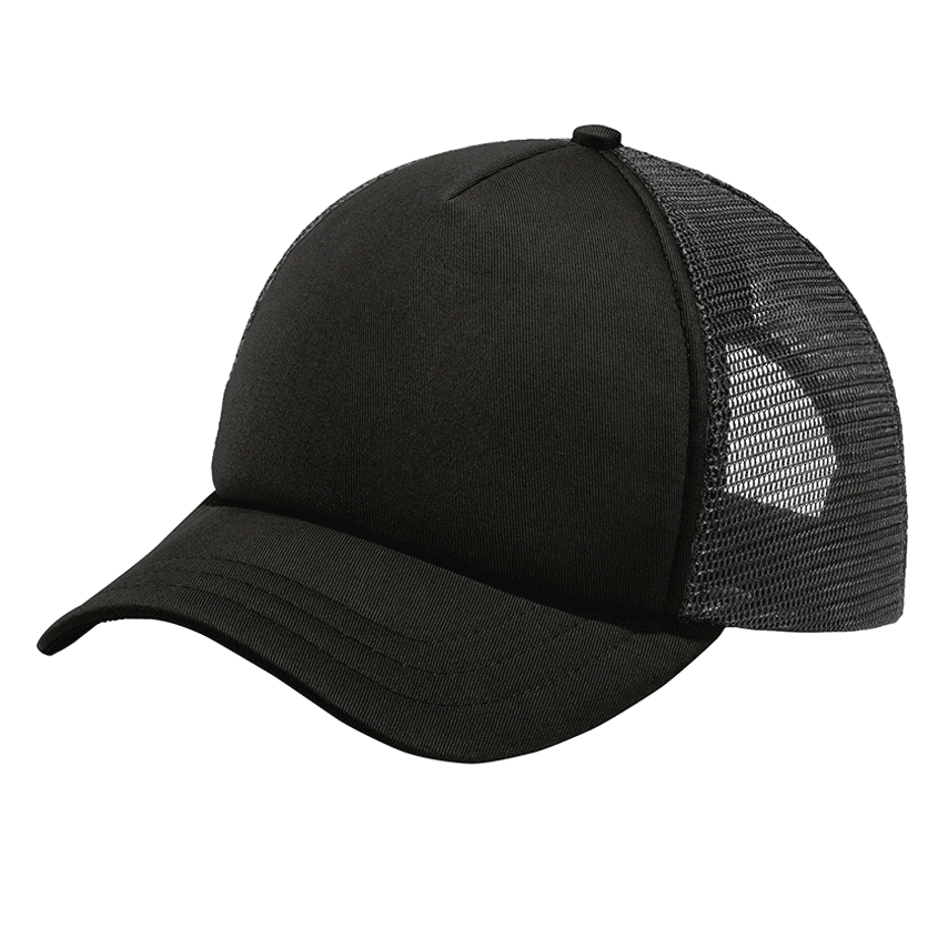 Men's 5-Panel Adjustable Snap Twill Foam Trucker Baseball Cap