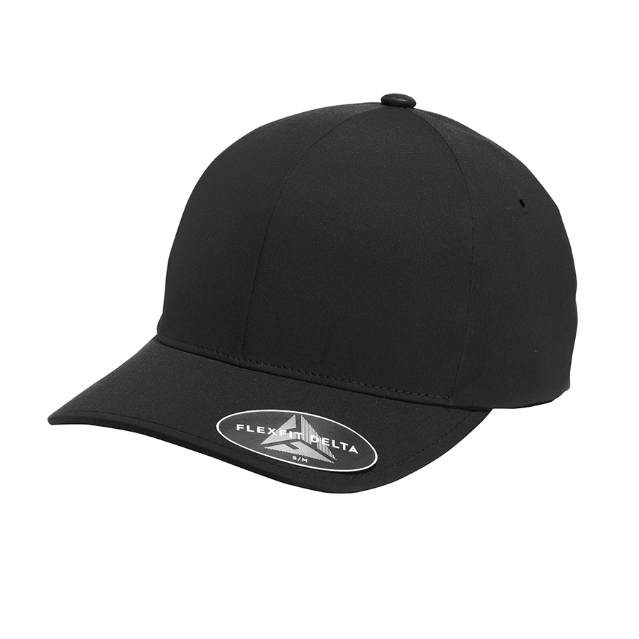 Men's Stretch Fit Water-Repellent Flexfit Delta Everyday Baseball Cap