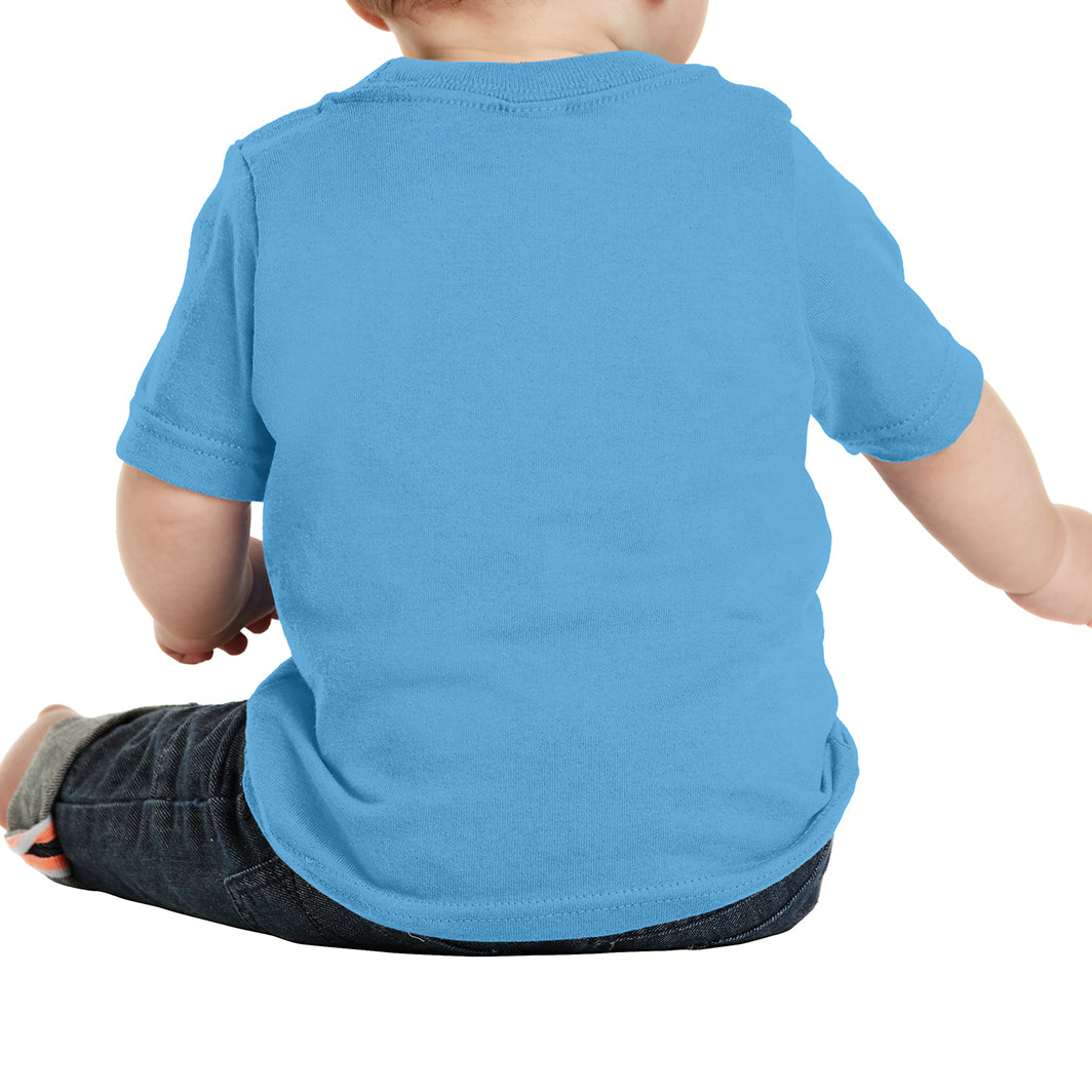 Infant Core Cotton Tee - Aquatic Blue
