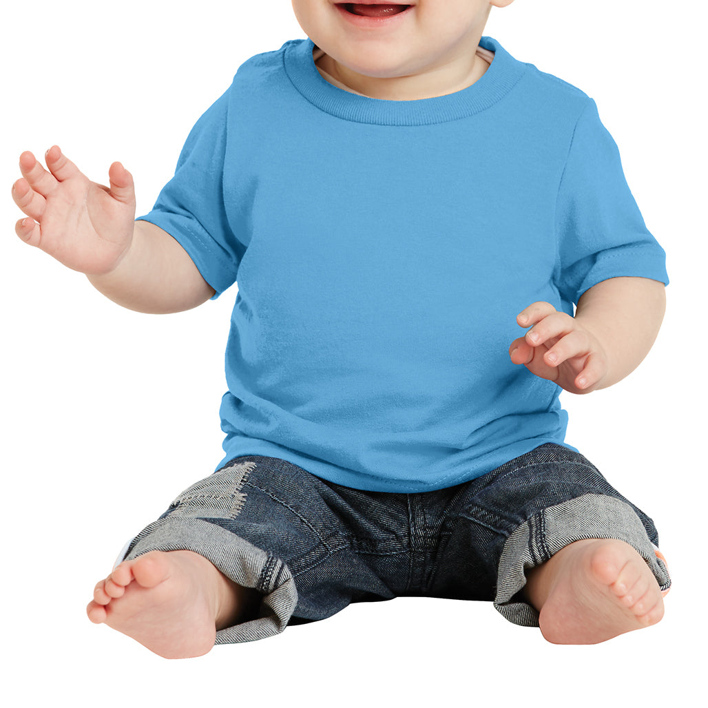 Infant Core Cotton Tee - Aquatic Blue