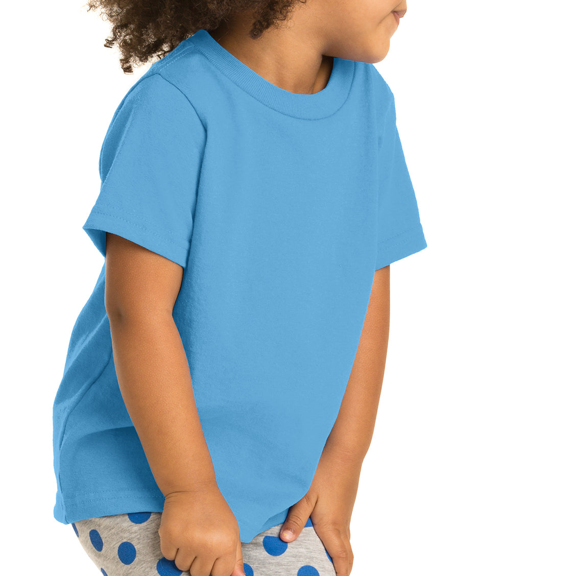 Toddler Core Cotton Tee - Aquatic Blue