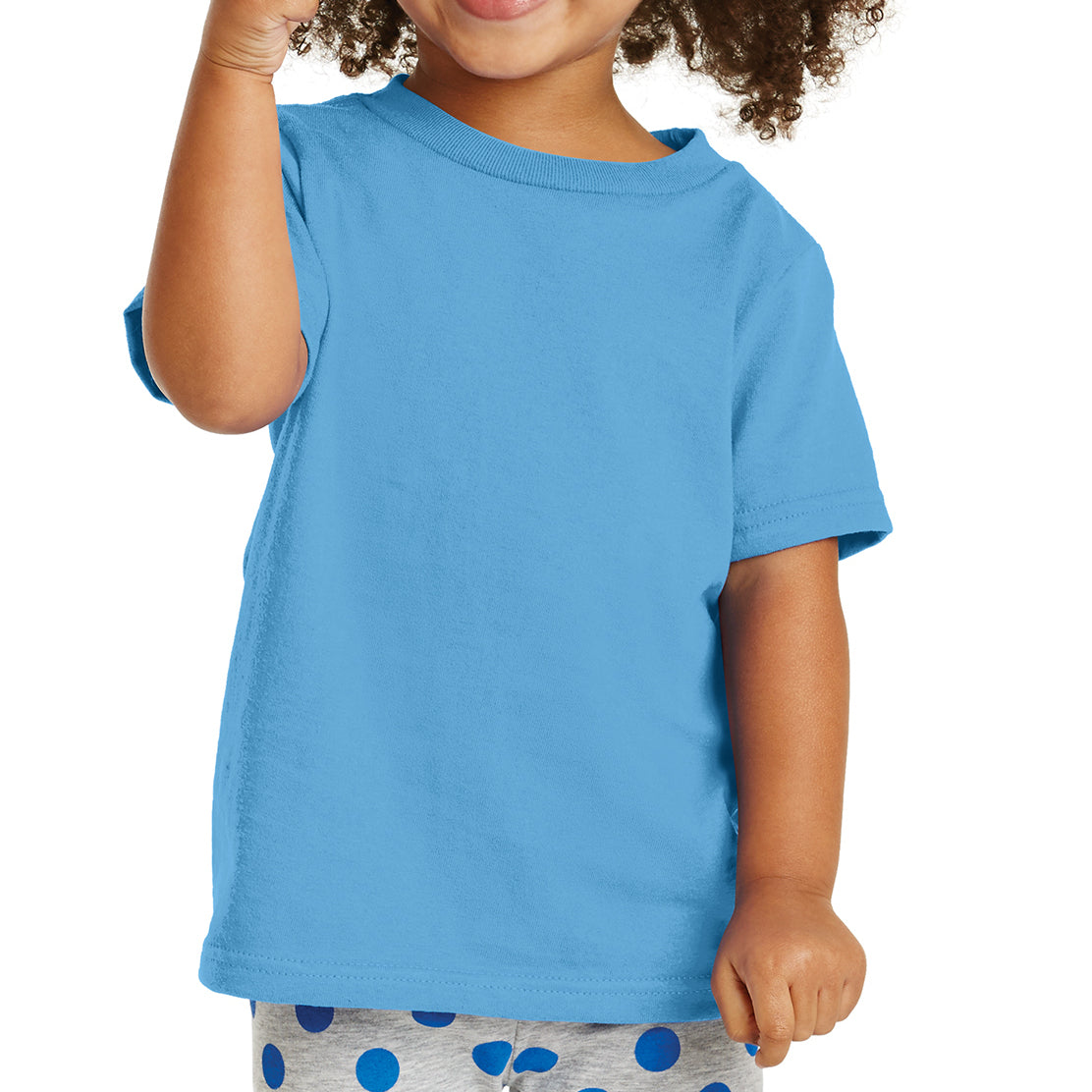 Toddler Core Cotton Tee - Aquatic Blue