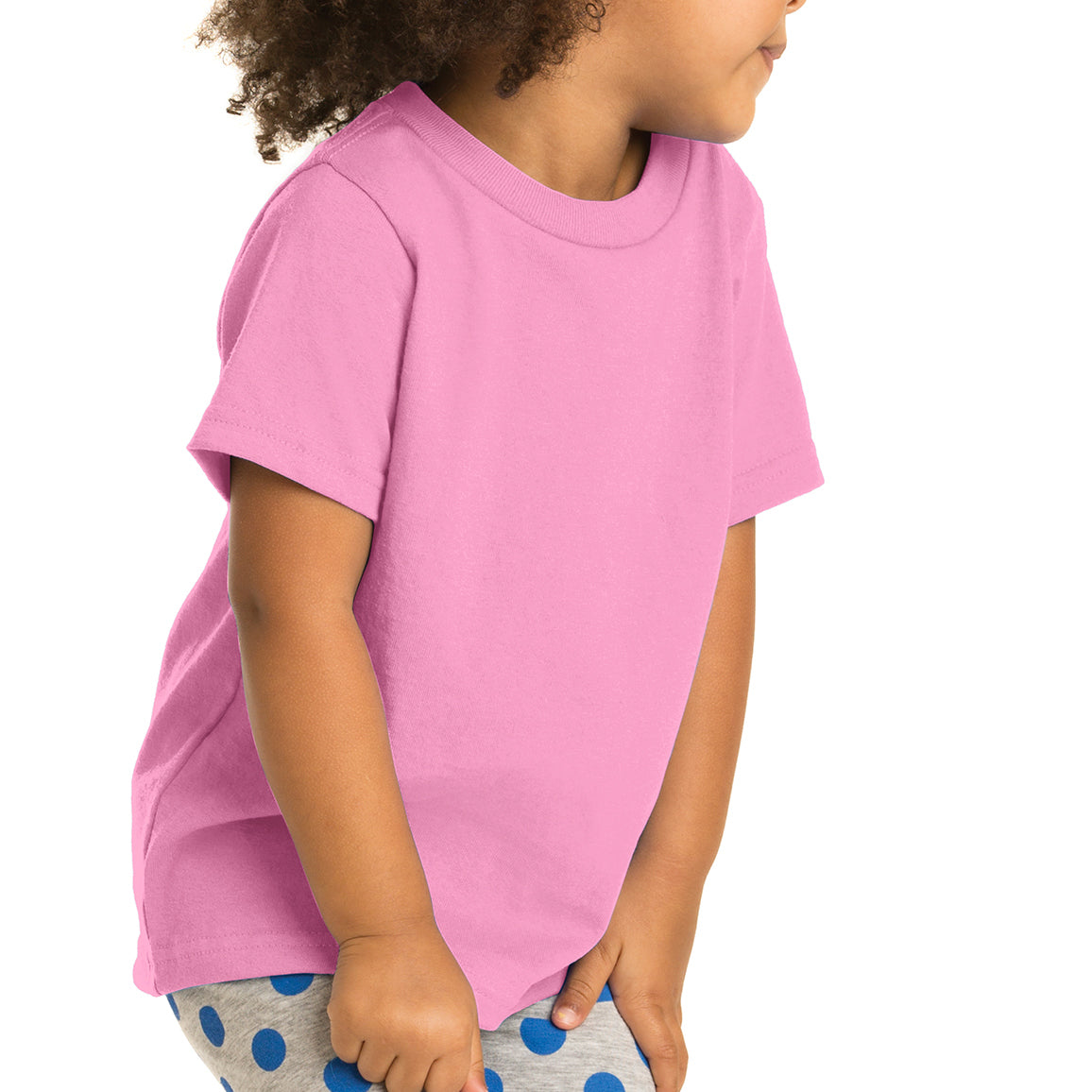 Toddler Core Cotton Tee - Candy Pink