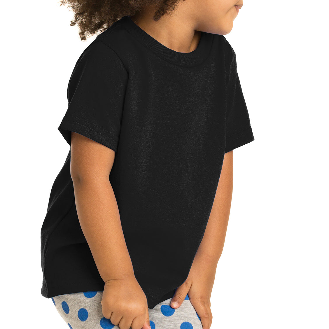 Toddler Core Cotton Tee - Jet Black