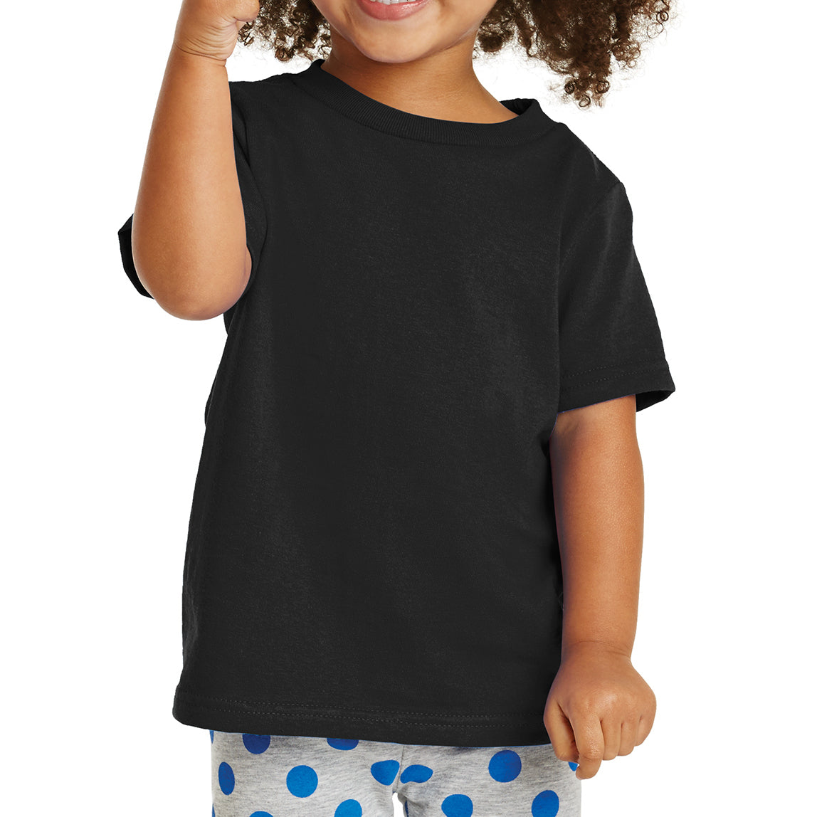 Toddler Core Cotton Tee - Jet Black