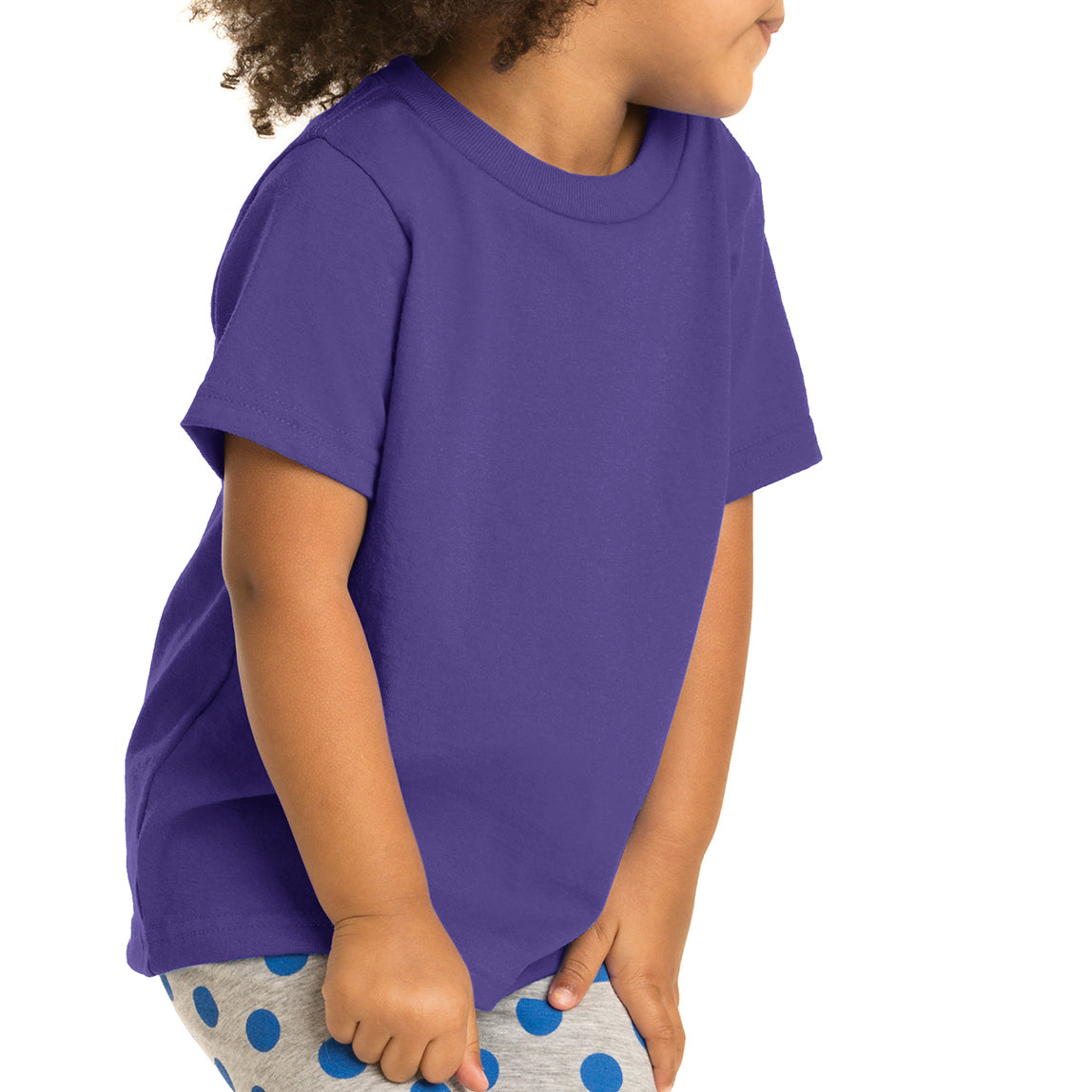 Toddler Core Cotton Tee - Purple