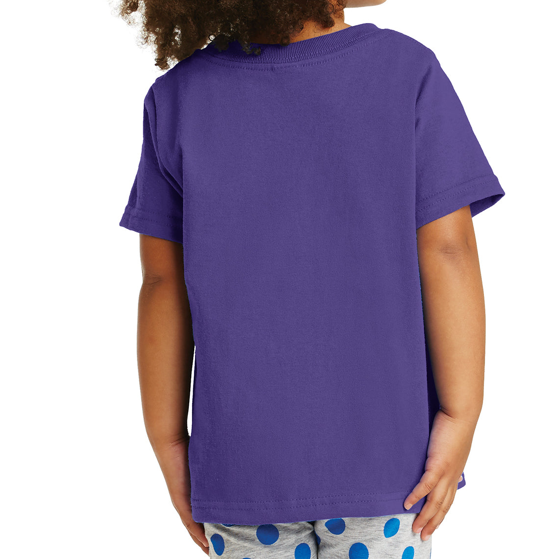 Toddler Core Cotton Tee - Purple