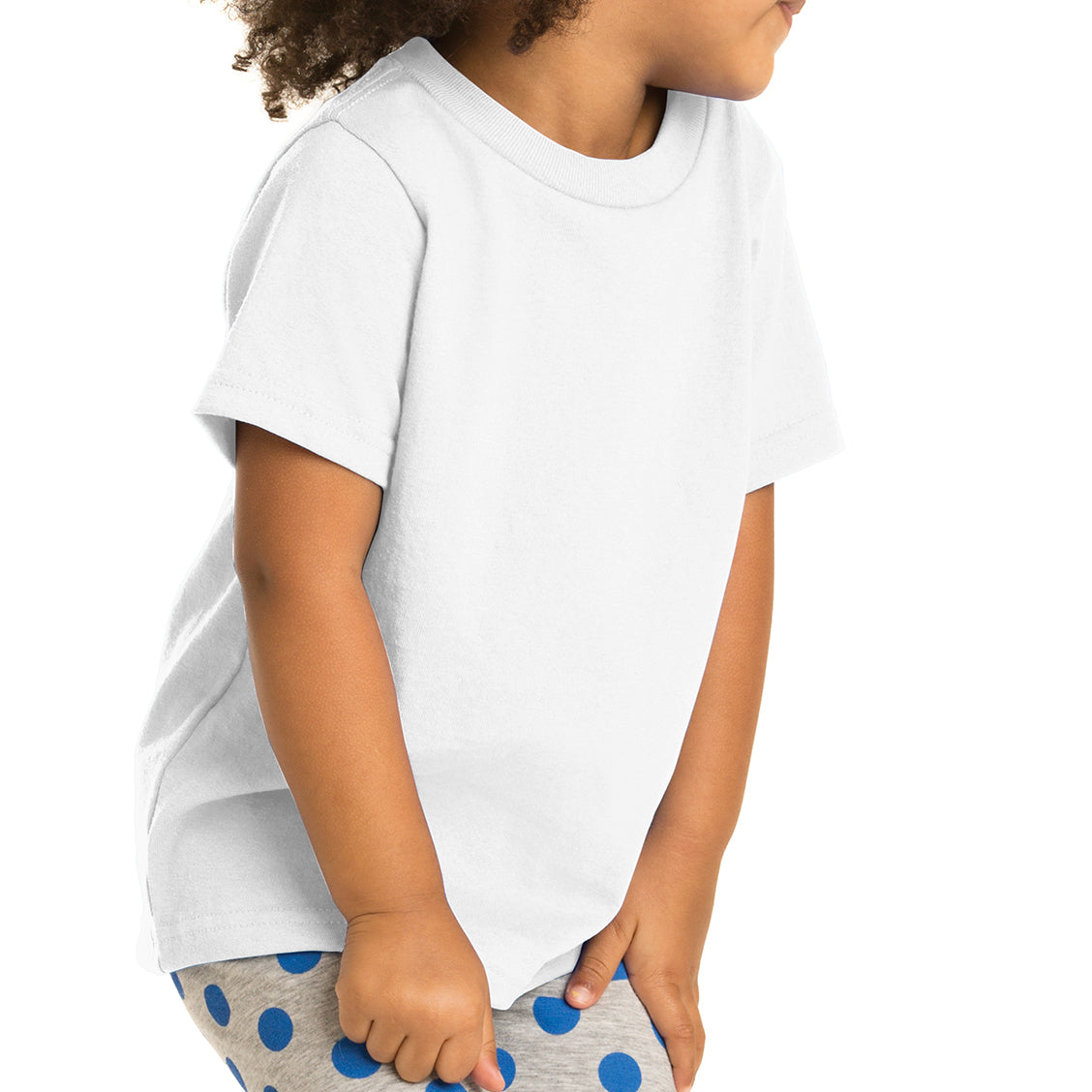 Toddler Core Cotton Tee - White