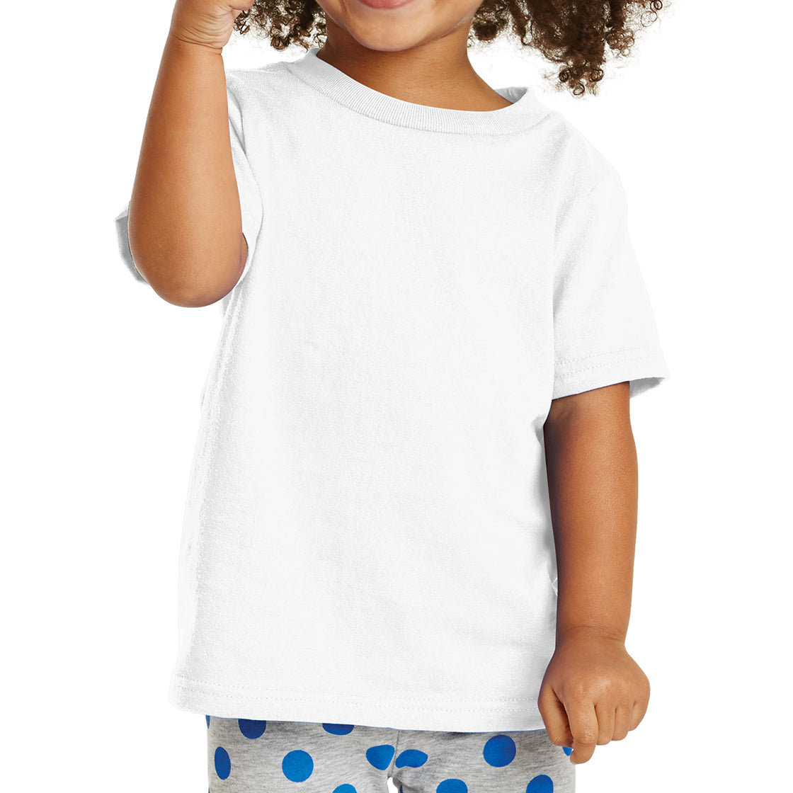 Toddler Core Cotton Tee - White