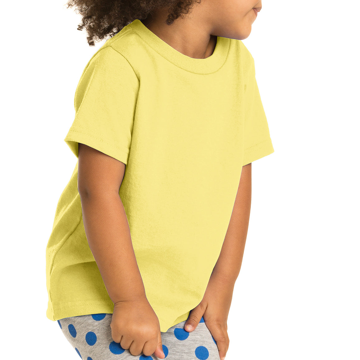 Toddler Core Cotton Tee - Yellow