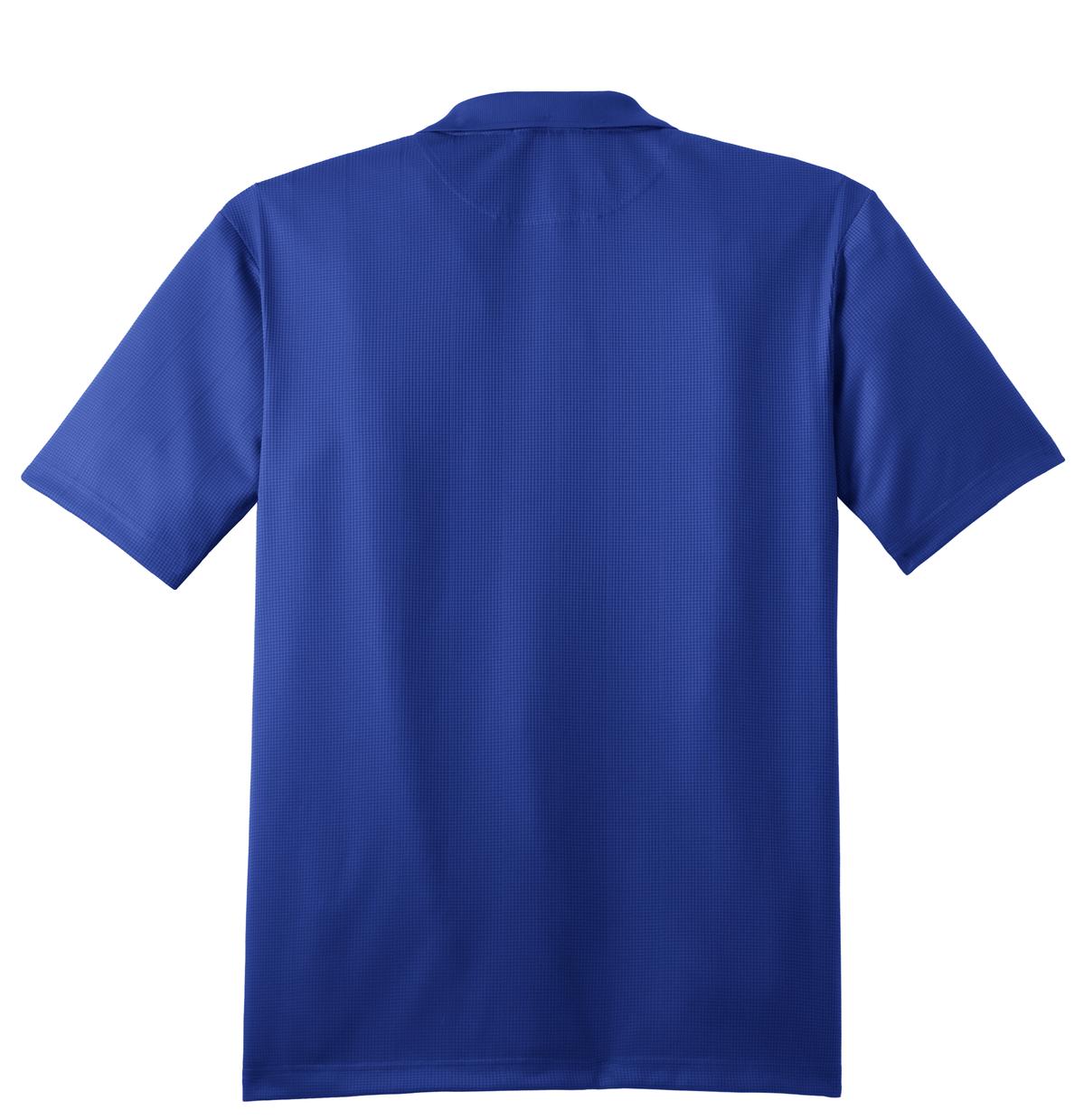 Mafoose Men's Performance Fine Jacquard Polo Hyper Blue-Back