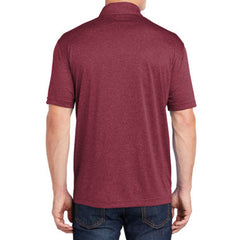 Men's Short Sleeve Moisture-Wicking Heather Contender Polo T-shirt