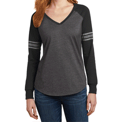 Women's Game Long Sleeve V-Neck Tee