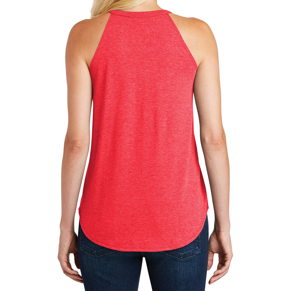 Women's Perfect Tri Rocker Tank – Red Frost
