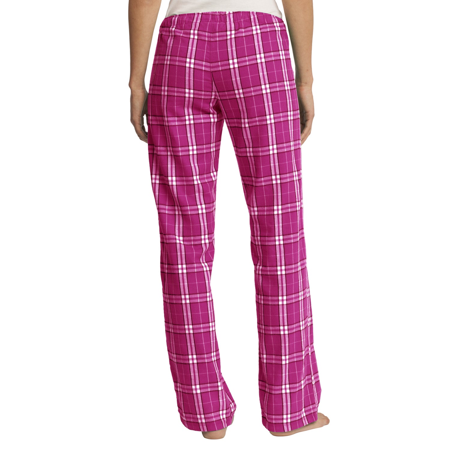Women's Juniors Flannel Plaid Pant