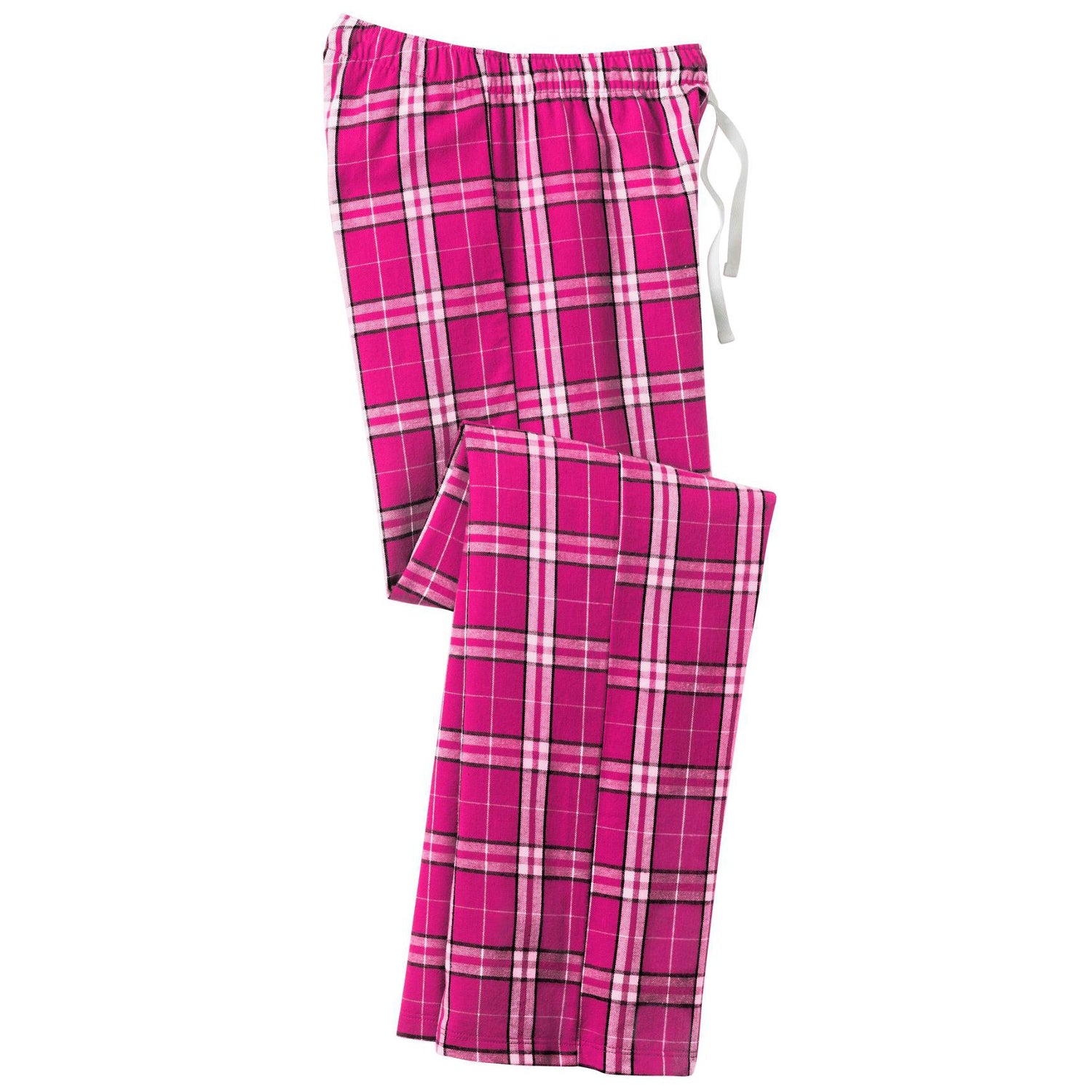 Women's Juniors Flannel Plaid Pant