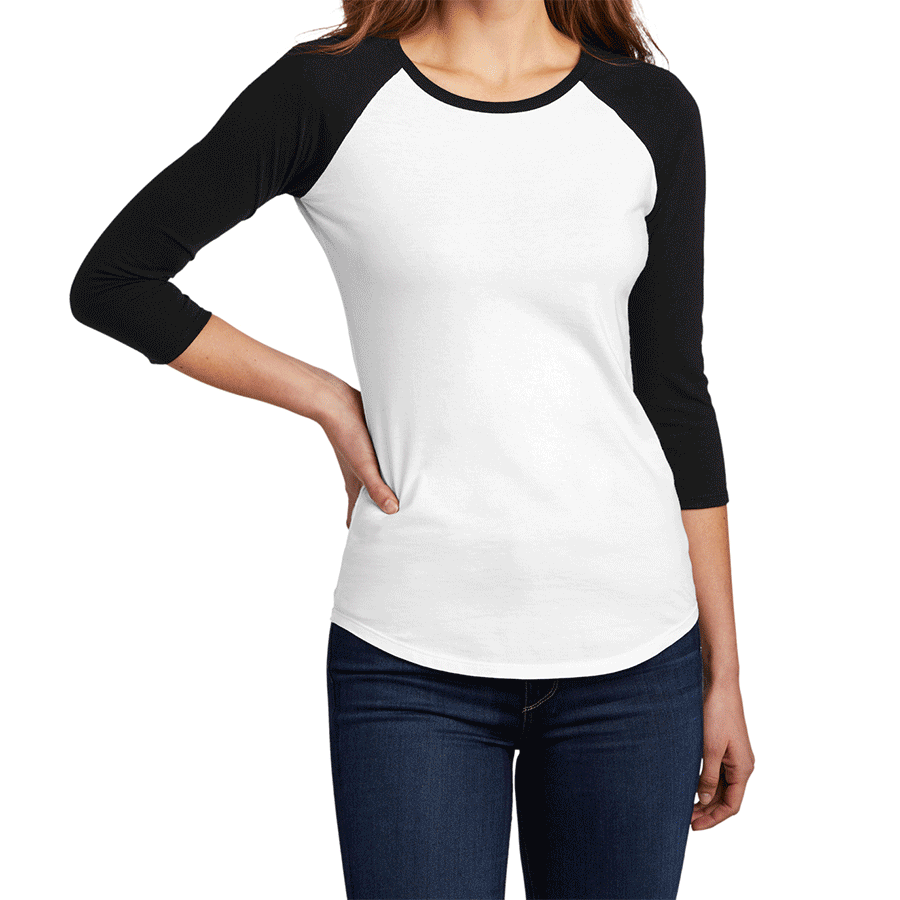 Women's Juniors Very Important Tee 3/4-Sleeve Raglan