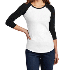 Women's Juniors Very Important Tee 3/4-Sleeve Raglan