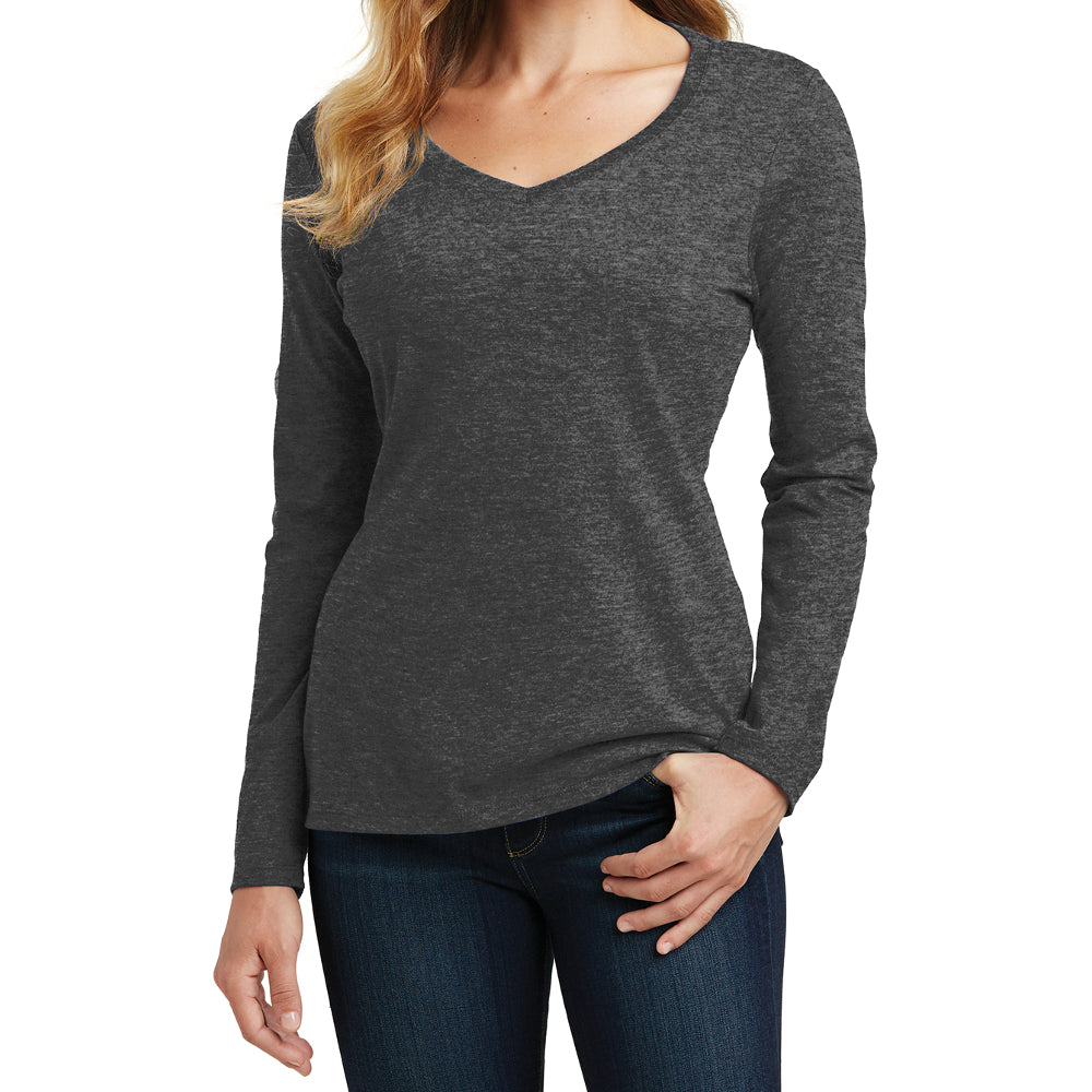Women's Long Sleeve Fan Favorite V-Neck Tee