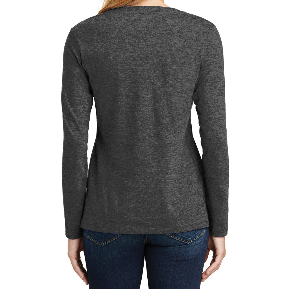 Women's Long Sleeve Fan Favorite V-Neck Tee