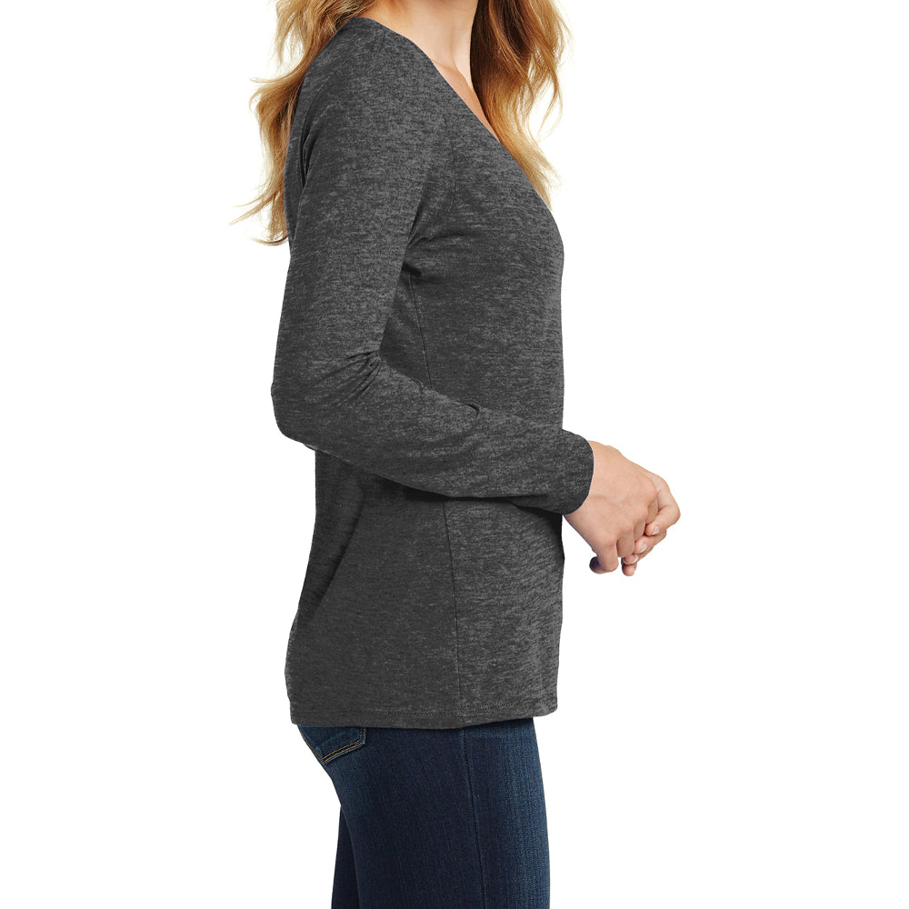 Women's Long Sleeve Fan Favorite V-Neck Tee