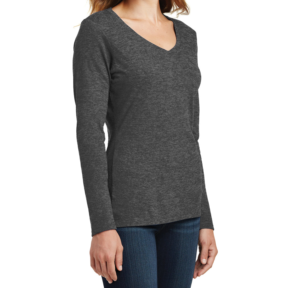 Women's Long Sleeve Fan Favorite V-Neck Tee